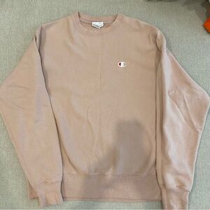 Champion Reverse Weave Pink Crewneck Sweater